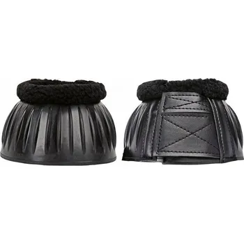 Koňské kamaše Zvony HKM Eco s beránkem black (XXL)