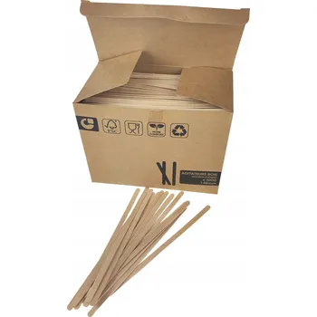 Obraz Na jedno použití EKO DŘEVĚNÉ Míchátka na kávu 140 mm