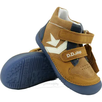 Chlapecké polobotky Dětské celoroční barefoot boty D.D.Step A063-52159A Chocolate - vel. 28