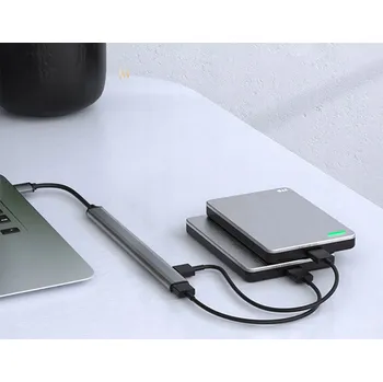 USB hub USB Hub Ruffberg AY-Y801 aluminiowy 7x USB 7 portů