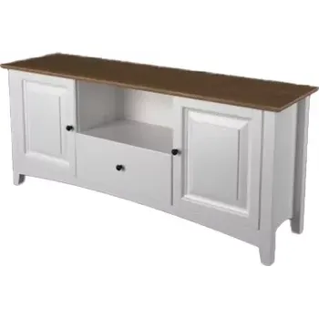 Televizní stolek Interier-Stejskal | TV stolek Castello Soft masiv borovice S31 - Castello dekory Rustikal retro