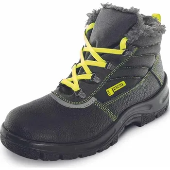 Pracovní obuv PANDA HV ALFA S3 / Zimní kotníková obuv S3 Cl FO SR - černá 43