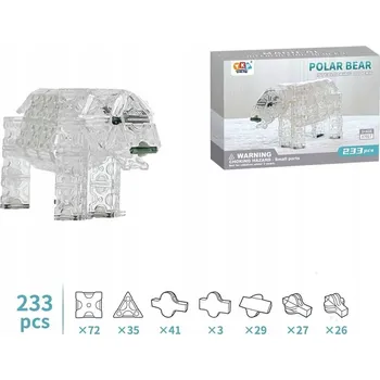 ostatní stavebnice Stavebnice model lední medvěd 233ks