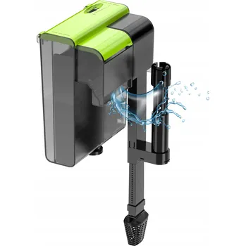 Akvarijní filtr Kaskádový vnější filtr do akvária 450 l/h s UV lampou - biologický, chemický a mechanický