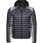 TEE JAYS TJ9610 CROSSOVER / Pánská outdoorová bunda s kapucí - space grey/grey melange XXXL