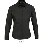 SOL´S EDEN / Dámská elastická košile s dlouhým rukávem - black L