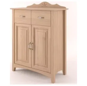 Komoda Interier-Stejskal | Komoda Castello masiv dub D23B - Castello dekory Bílá lak