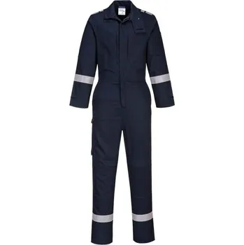 Pracovní kombinéza PortWest | Bizflame Plus kombinéza - Navy / L / L / modrá