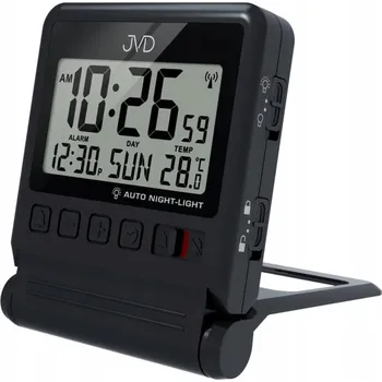 Budík Budík JVD černý, 7 cm