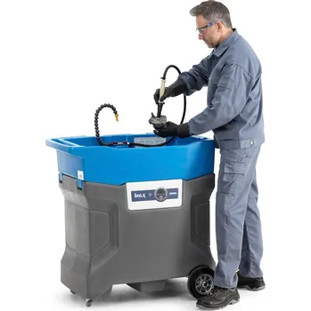 Dílenský stůl Mycí stůl bio.x B60 vč. odtoku, pro biologické čištění dílů bez rozpouštědel