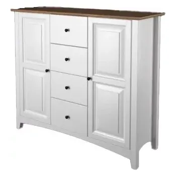 Komoda Interier-Stejskal | Komoda Castello Soft masiv borovice S21 - Castello dekory Olše světlá