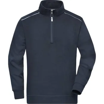 Pánská mikina DAIBER JN 895 / Pracovní mikina s 1/2 zipem - navy XXXL