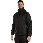 Turistická sbalitelná pláštěnka KILPI JALUU XS Černá, Stříbrná