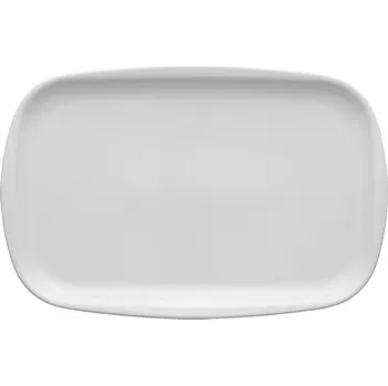 Talíř Obdélníkový servírovací talíř Lubiana Scandia bílý 28 cm