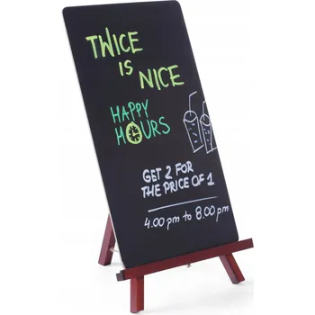 STOJÍCÍ INFORMAČNÍ TABULE MENU PRO RESTAURACE A GASTRONOMII HENDI