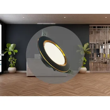 NEDES LED svítidlo 7,5W 4000K / SMD / BK-G - LDL321BG