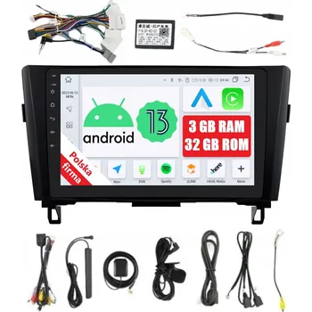 Autorádio 2DIN AUTORÁDIO S NAVIGACÍ ANDROID pro NISSAN X-TRAIL 3 III (3/32 GB, DSP, CARPLAY, LTE)