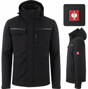 pracovní bunda Pracovní softshellová bunda Engelbert Strauss e.s. motion Šedá M