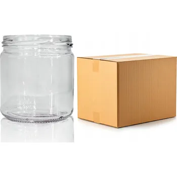 Sklenice Skleněná Zavařovací Sklenice 405 ml 0,4 L 28 ks Lemon Tree Glass