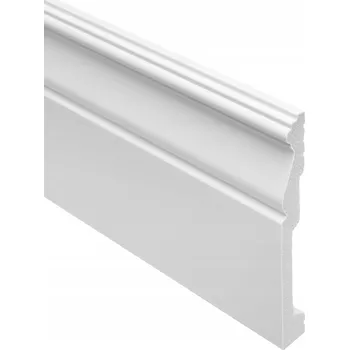 Obraz MDF lišta 15 x 120, délka 100 cm, bílá