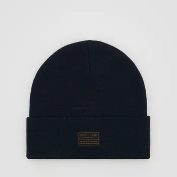 Čepice Reserved - Čepice beanie s nášivkou - tmavomodrá - 042FE-59X - 042FE-59X-ONE