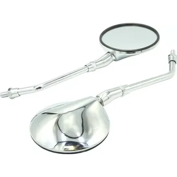 Zrcátko pro motocykl Zrcátka na motorku SEFIS Chrome 711, pár