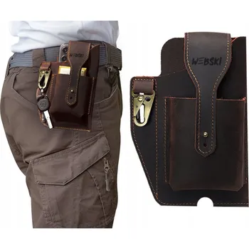Pouzdro na mobilní telefon Pouzdro Webski Univerzální Webski Holster, hnědé