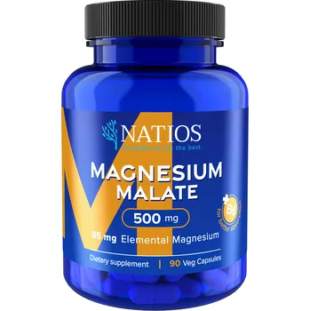 Natios Magnesium Malate 500 mg + B6 90 cps.