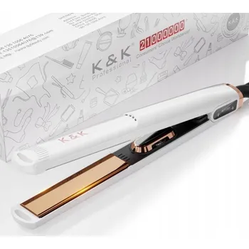 Žehlička na vlasy Žehlička Na Vlasy na vlasy K&K Nano Ceramic s 5 stupni nastavení teploty