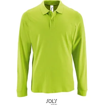 Pánská košile SOL´S PERFECT LSL / Pánská polokošile s dlouhým rukávem - apple green XXXL