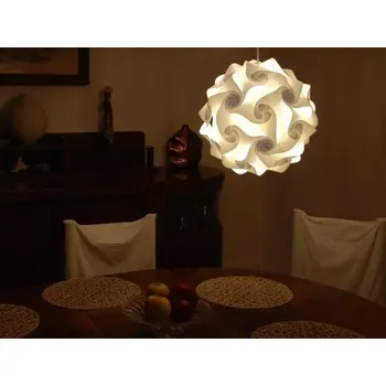 Lampička Interier-Stejskal | Lampa lumin N2 průměr 35 cm komplet - Barvy Modrá