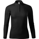 MALFINI PIQUE POLO LS 231 / Polokošile dámská, dl. rukáv - černá XS