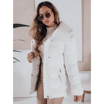 Dámská zimní bunda WINTERGIRL Dstreet TY4933 Barva: Bílá, Velikost: L