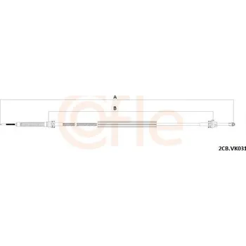 Tazne lanko, rucni prevodovka COFLE 2CB.VK031