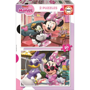 Puzzle EDUCA Puzzle Minnie 2x20 dílků