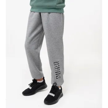 PUMA Dětské tepláky 7-8 LET ŠEDÁ