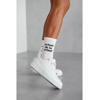 Pánské ponožky Dámské ponožky creme de la creme 0200.164 bílá 37-41