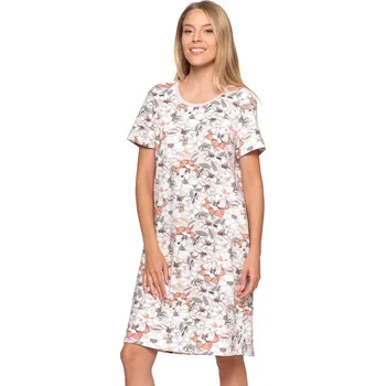 Dámská móda Dámská noční košile Moraj PDK3100-020 Barva: Smetanová, Velikost: 4XL