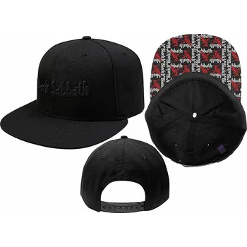 Kšiltovka Black Sabbath kšiltovka Snapback, Logo &amp; Demon Black, unisex