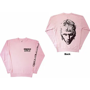 Pánská mikina Machine Gun Kelly mikina, Pink Face Sweatshirt Sleeve Print BP Pink, pánská M