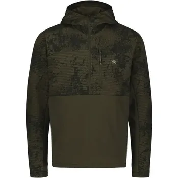 Pánská mikina Alaska 1795 Pánská mikina s kapucí Alaska Active - Night Green Blur Velikost: L