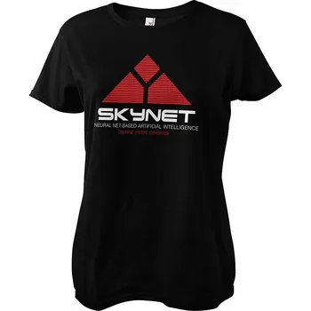 Dámské tričko Terminator tričko, Skynet Girly Black, dámské XL