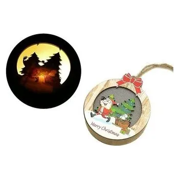 Hra na zahradu Zawieszka świąteczna drewniana ze światłem LED (pl, 2000, ADAR)