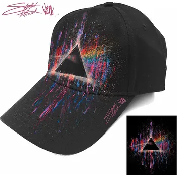 Kšiltovka Pink Floyd kšiltovka, DSOTM Pink Splatter Black