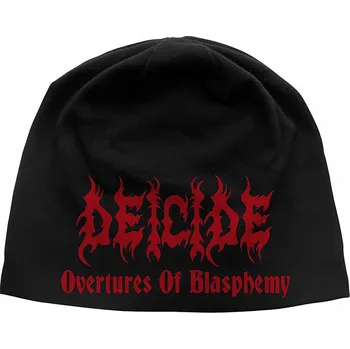 Čepice Deicide bavlněný zimní kulich, Overtures of Blasphemy Black, unisex