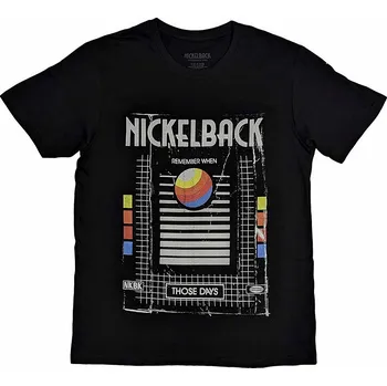 Pánské tričko Nickelback tričko, Those Days VHS Black, pánské XXL