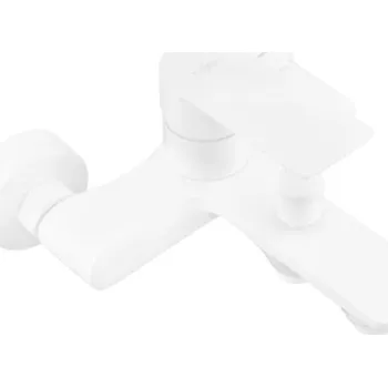 Vodovodní baterie Mexen Royo baterie vanová, bílá - 72230-20 Vanovo-sprchové baterie