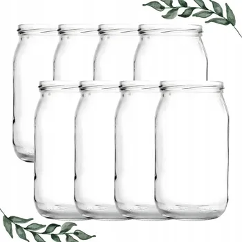 Sklenice Skleněné Sklenice Krauz průhledné 815 ml 8 kusů