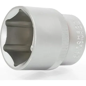 Klíč NÁSTRČNÝ KLÍČ KRÁTKÝ 1/2" ŠESTIHRANNÝ SATÉNOVÝ 15MM