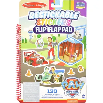 omalovánky Melissa & Doug - TLAPKOVÁ PATROLA - Kniha se samolepkami - Klasická mise